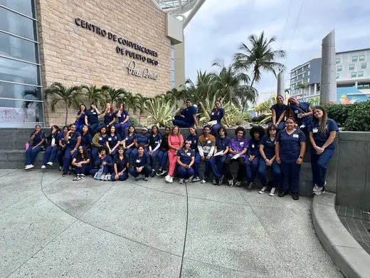 HOSA and Practical Nursing students in professional learning experiences.
