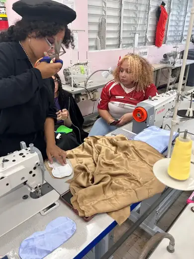 Garment construction and technical development in High Fashion Design.