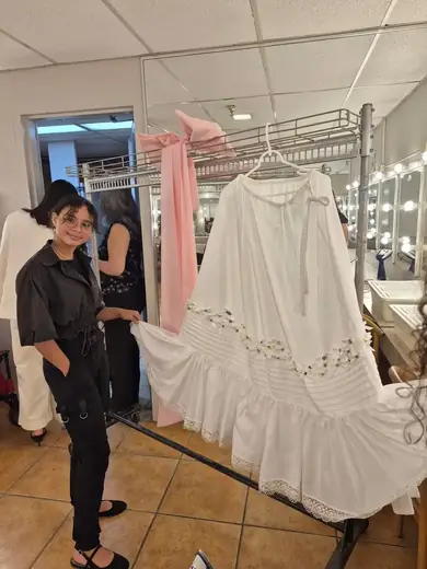 Garment created by the High Fashion Design workshop.