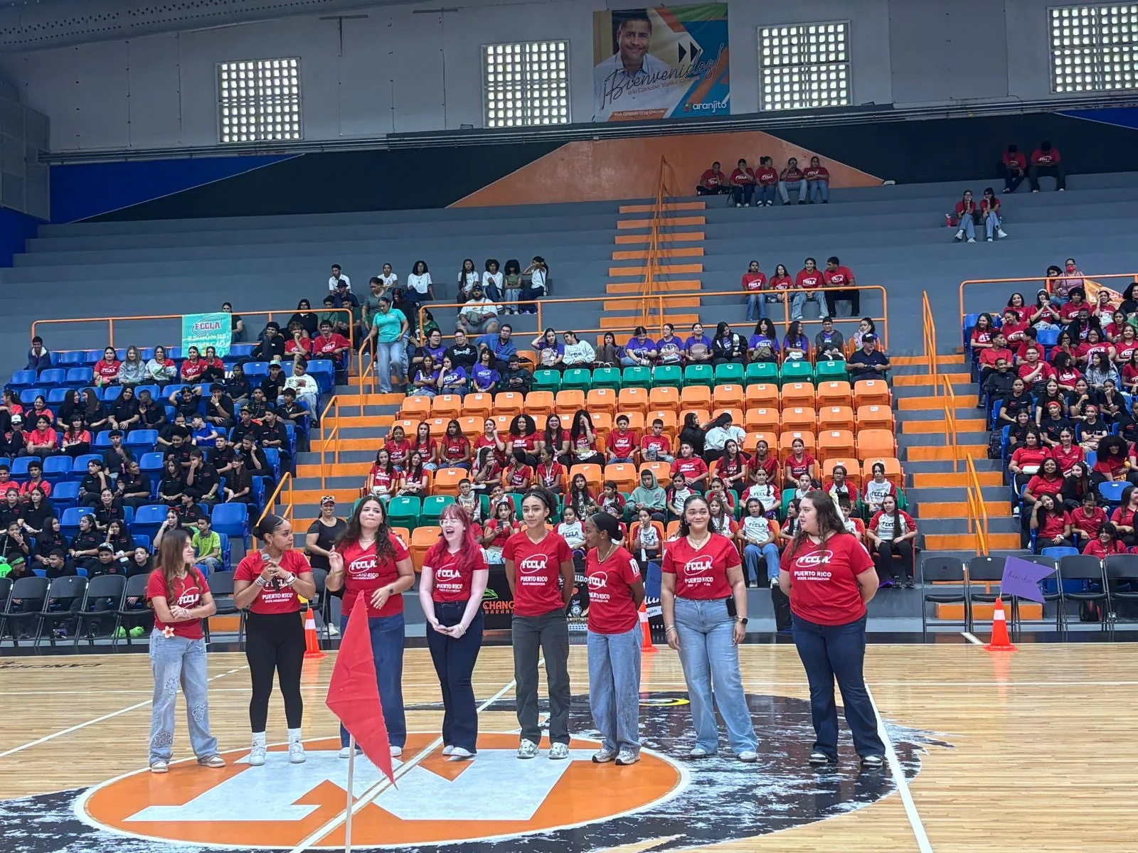 Representación estudiantil en una actividad especial