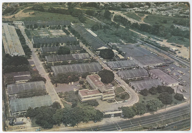 Historic aerial view of the Vocational Metropolitan Miguel Such campus