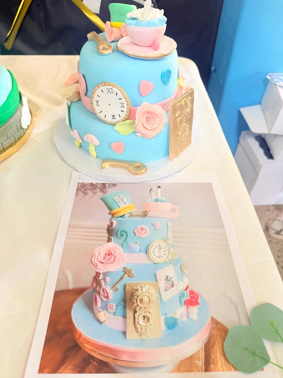 Student-created decorative cake