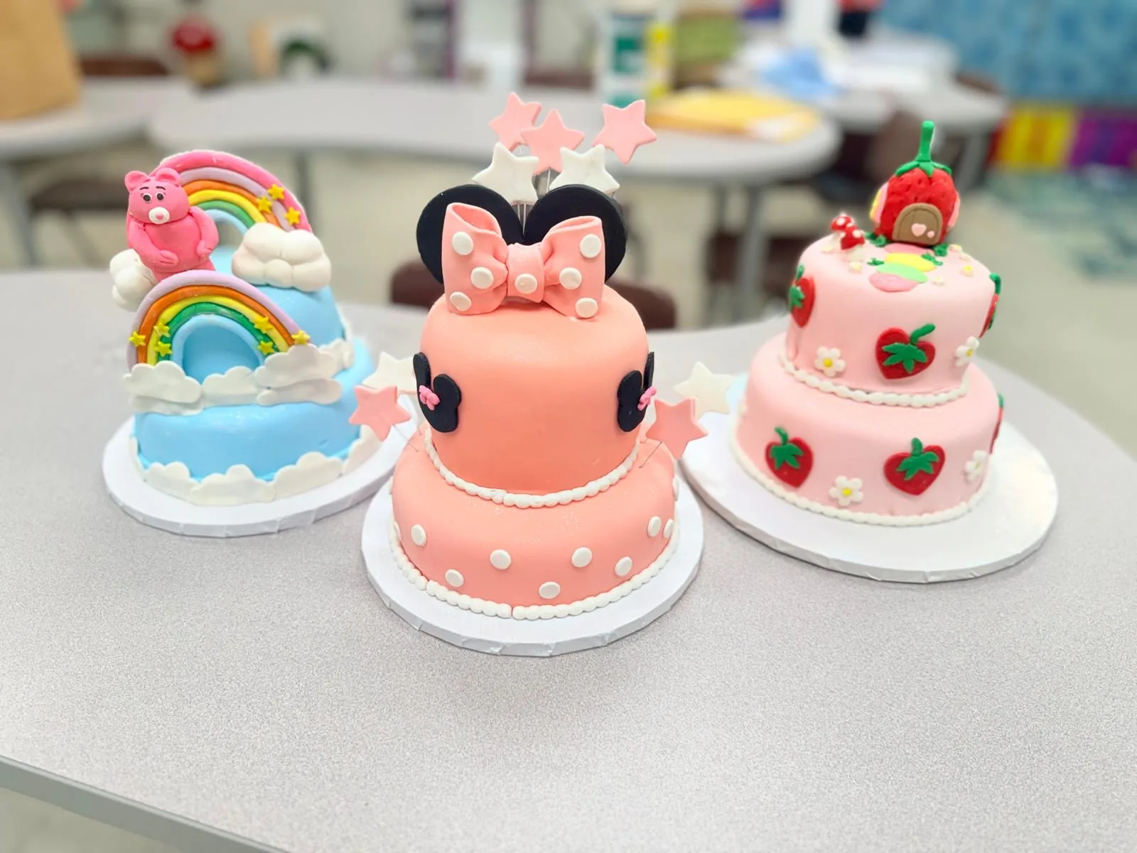 Creative international pastry display